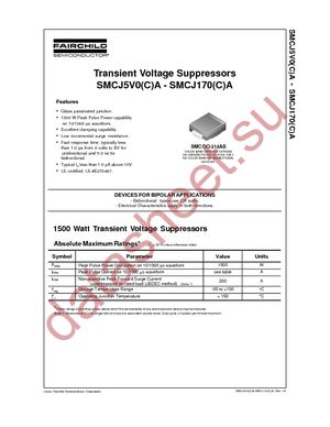 SMCJ100CA datasheet  